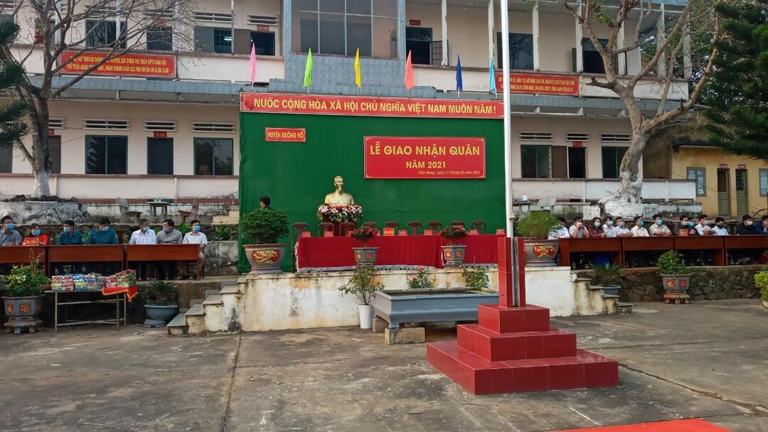 Lễ giao, nhận quân 2021