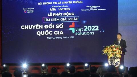 Lễ phát động Cuộc thi “Tìm kiếm giải pháp chuyển đổi số Quốc gia" năm 2022