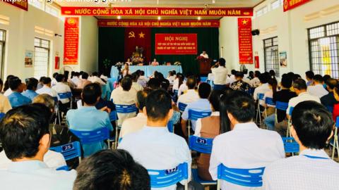 Đoàn Đại biểu Quốc hội tỉnh Đắk Nông tiếp xúc cử tri huyện Krông Nô