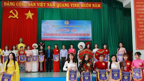 Huyện Krông Nô tổ chức Hội thi “Nữ Công nhân viên chức, người lao động duyên dáng” năm 2024
