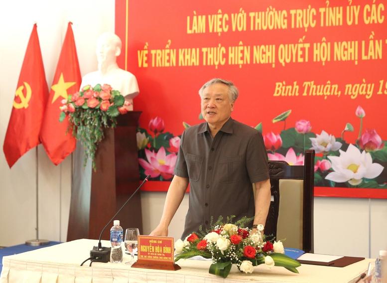 Phó Thủ tướng Thường trực Nguyễn Hòa Bình làm việc với 3 địa phương về công tác sắp xếp các đơn vị hành chính- Ảnh 1. Phó Thủ tướng Thường trực Nguyễn Hòa Bình làm việc với 3 địa phương về công tác sắp xếp các đơn vị hành chính- Ảnh 1.